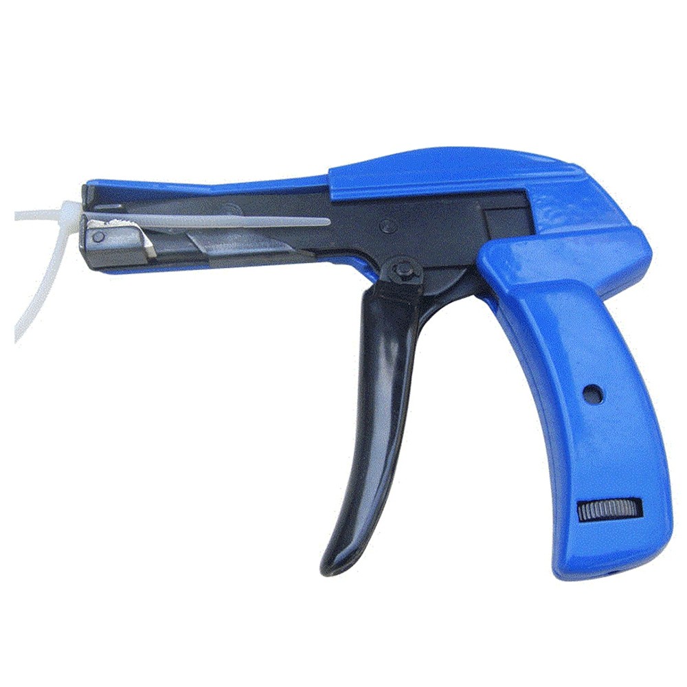 HS - 600A Nylon Cable Tie Tool Automatic Tension Cutting Strap Clamp Fast Strapping Beam Closing Gun