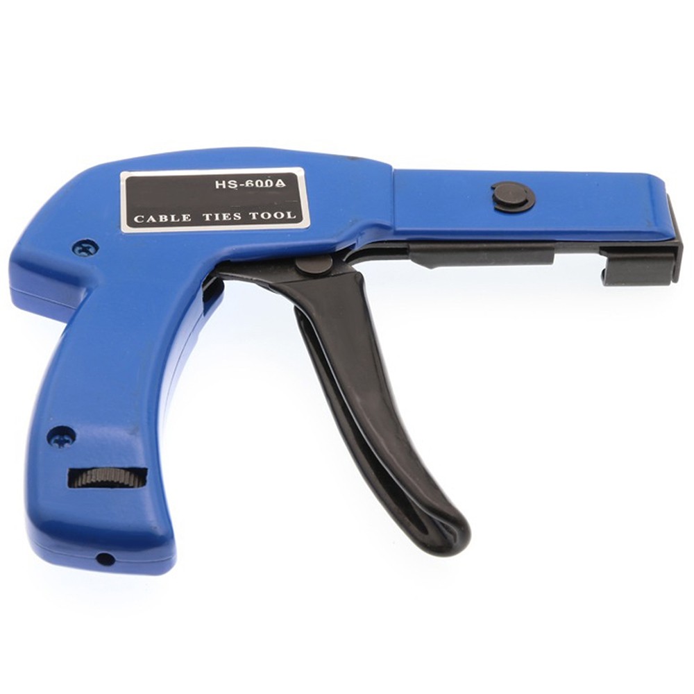 HS - 600A Nylon Cable Tie Tool Automatic Tension Cutting Strap Clamp Fast Strapping Beam Closing Gun
