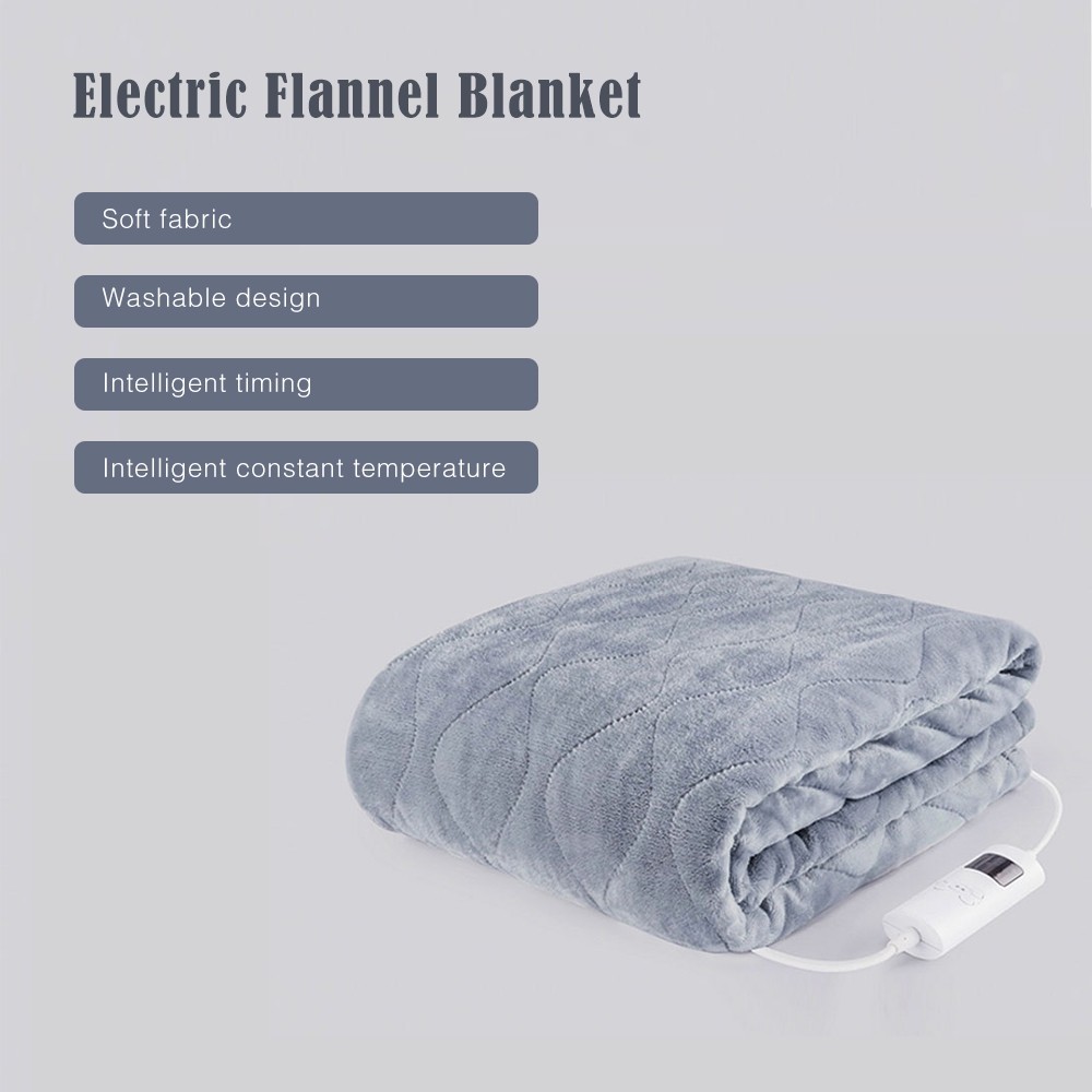 qindao Electric Flannel Blanket with 6 Temperature Settings