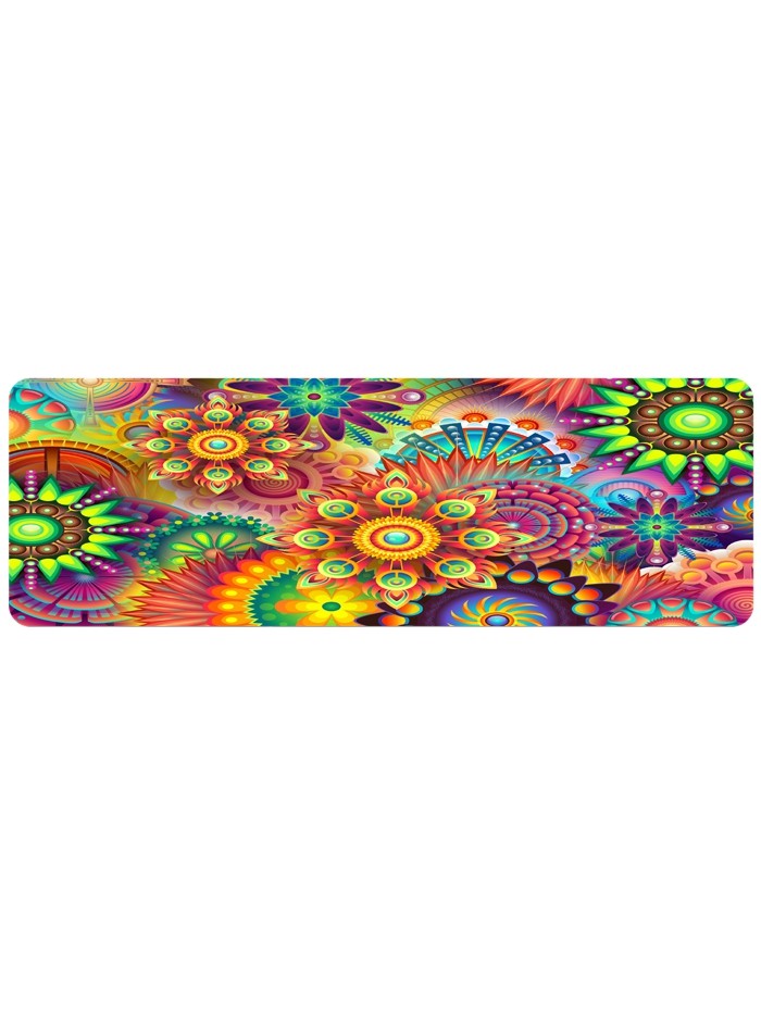 Halloween Floral Printed Floor Rug