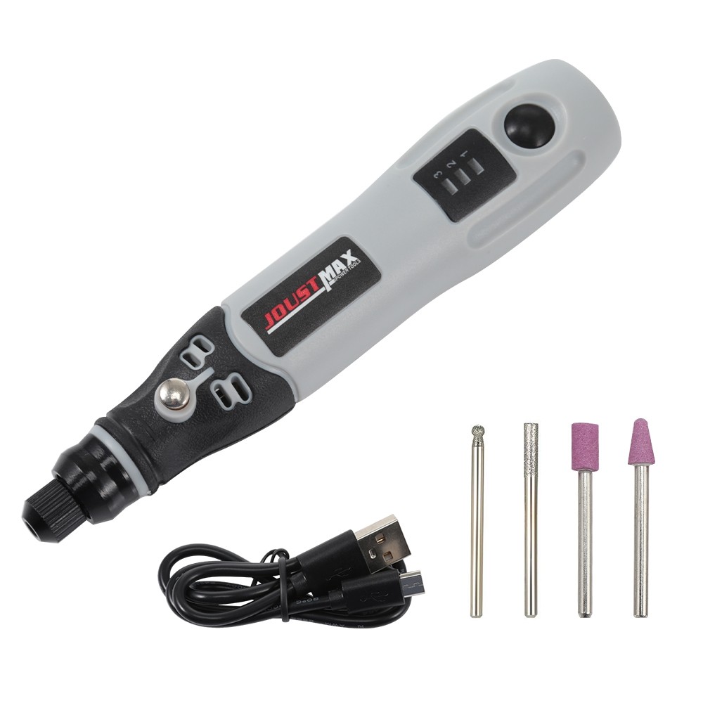 JOUSTMAX POWER TOOLS 4.2V Cordless Mini Grinder Drill Electric Rotary Tool Kit