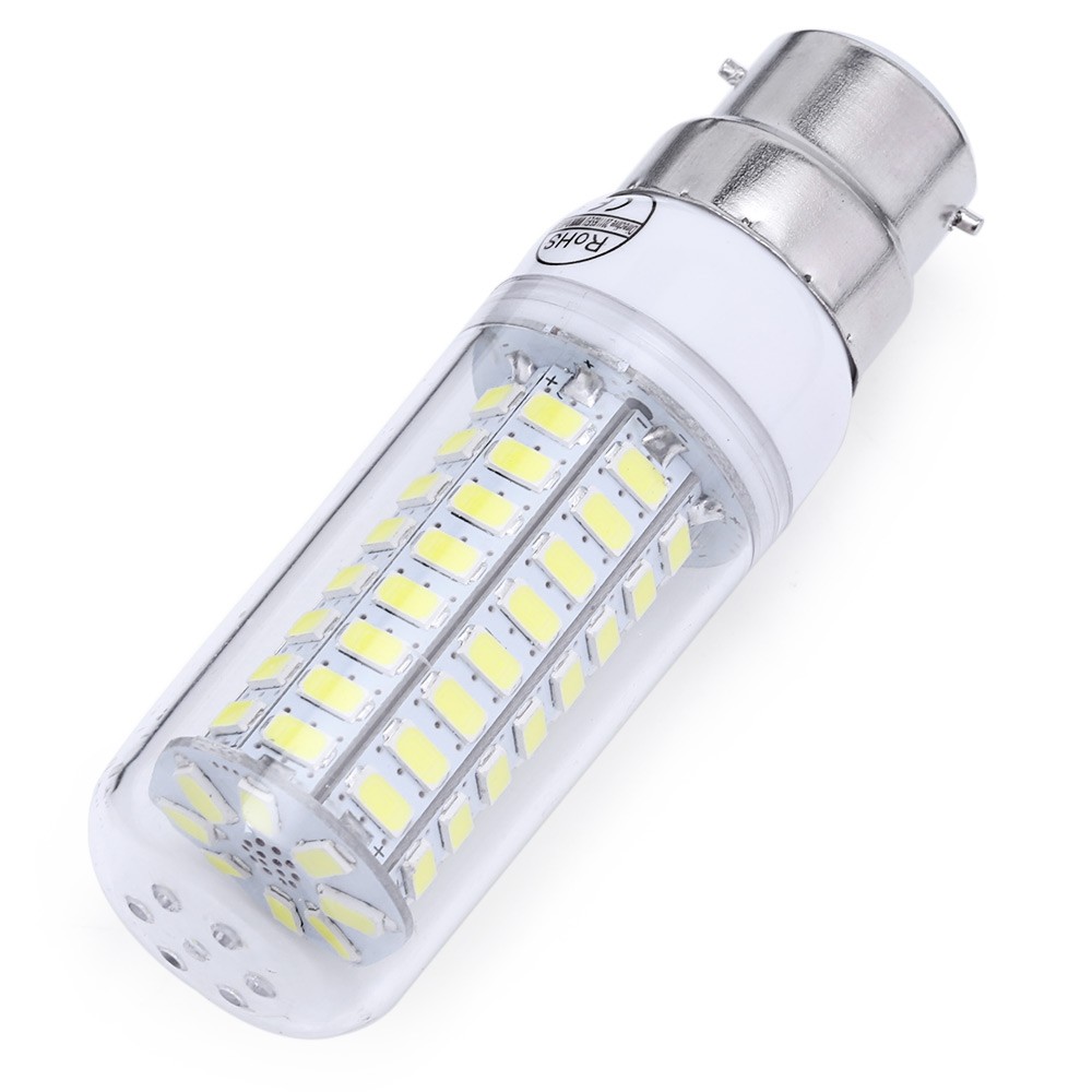 AC 220V B22 6W 550 - 600LM SMD 5730 LED Corn Bulb Light with 69LEDs