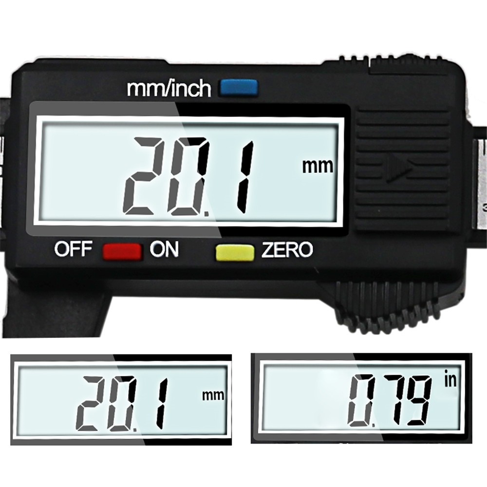 Mechanical Digital Caliper Metric Imperial Standard Measuring Tool Micrometer