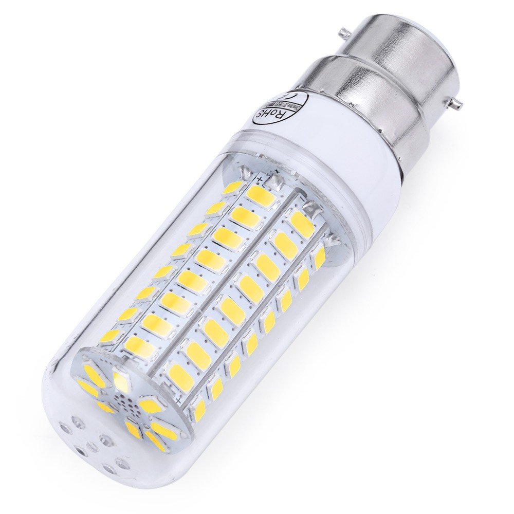 AC 220V B22 6W 550 - 600LM SMD 5730 LED Corn Bulb Light with 69 LEDs