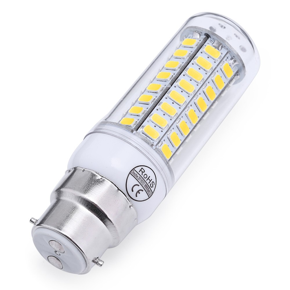 AC 220V B22 6W 550 - 600LM SMD 5730 LED Corn Bulb Light with 69 LEDs