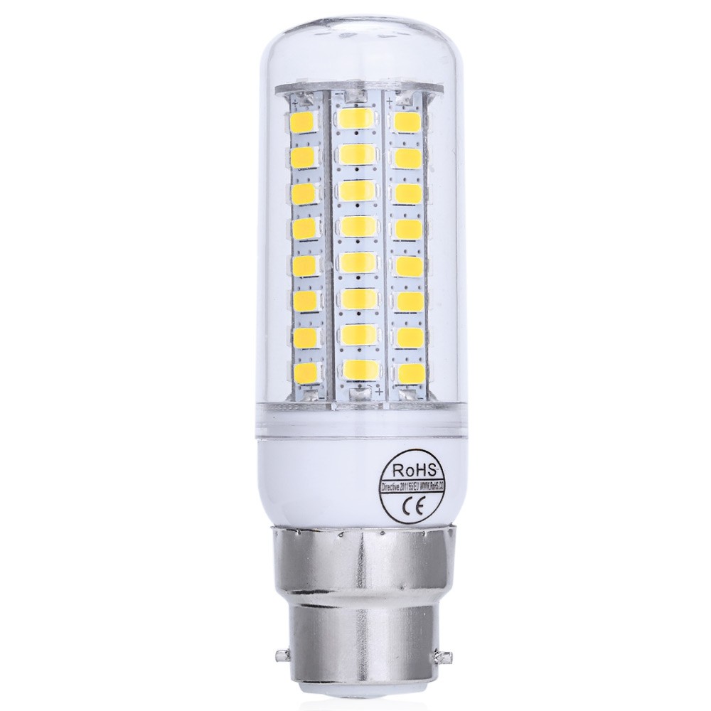 AC 220V B22 6W 550 - 600LM SMD 5730 LED Corn Bulb Light with 69 LEDs