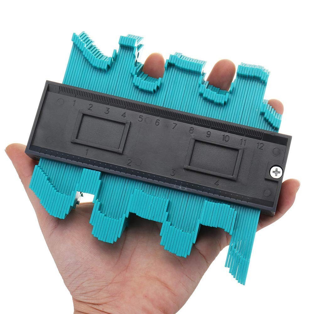 Contour Profile Gauge Multifunctional Woodworking Irregular Ruler Tool