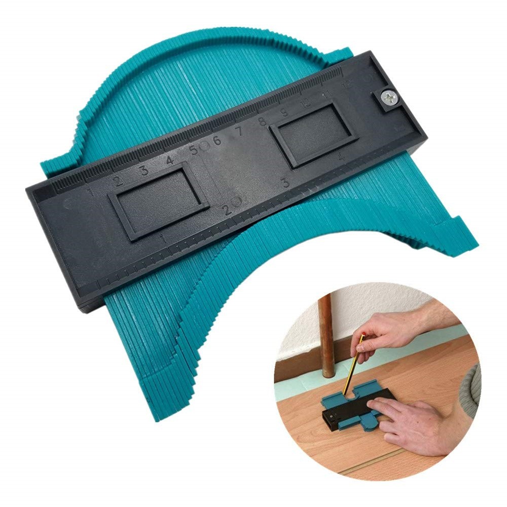 Contour Profile Gauge Multifunctional Woodworking Irregular Ruler Tool