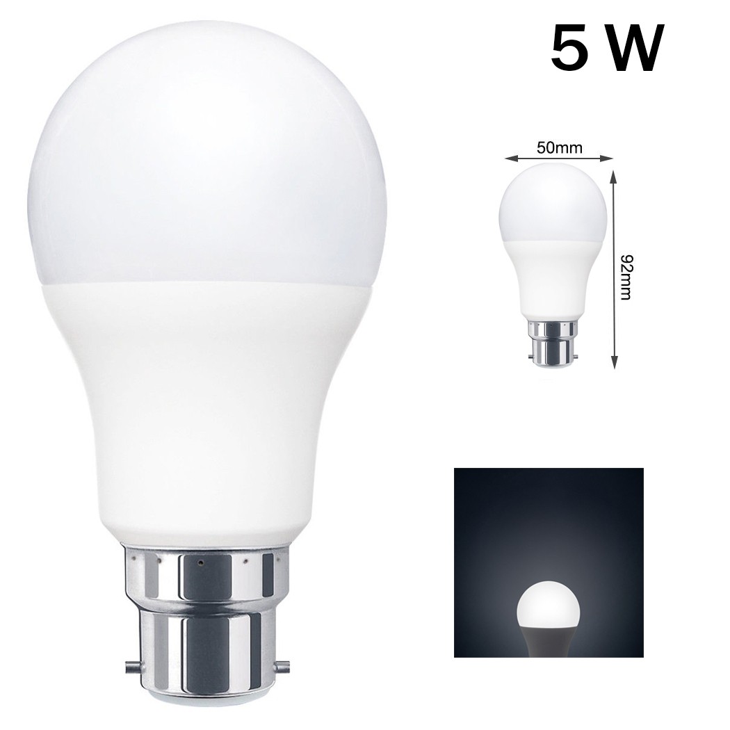 B22 E27 5/7/9/12/15W LED Globe Light Lamp Plastic Aluminum Energy Saving Bulb AU