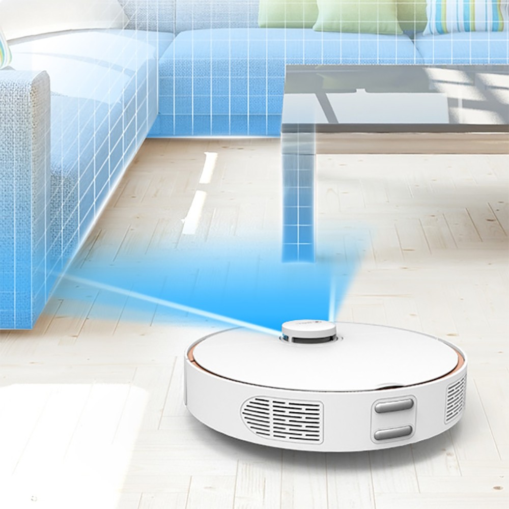 360 S7 Laser Navigation Slam Route Planning 2000Pa Large Suction Ultra-quiet Map Memory Sweeping Floor Mopping Robot International Version