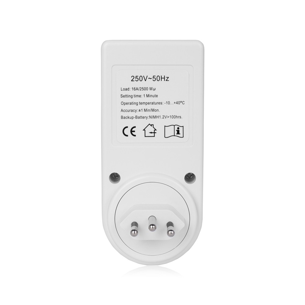 TM03 Digital Timer Plug-in Style Large LCD Display Smart Control Socket Plug And Play