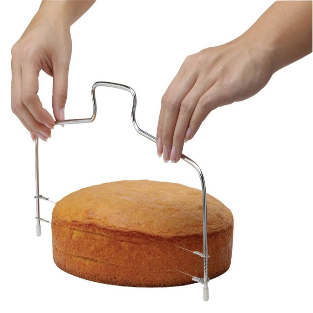 New Stainless Steel Cake Adjustable Single Row Bread Cutter Kitchen Baking Tools