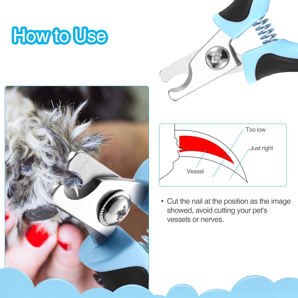 Sinypet Q - 004 Pet Nail Clipper for Small Dogs & All Sizes of Cats