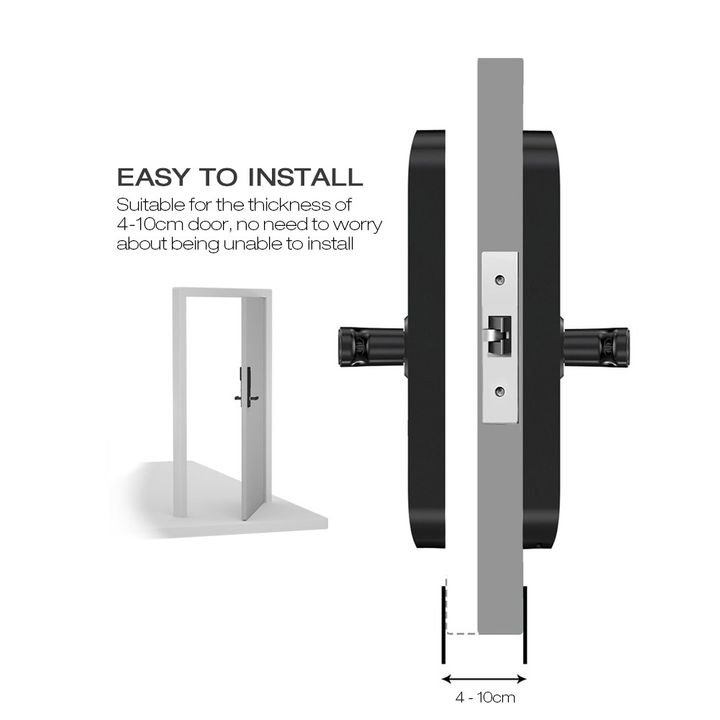 PINEWORLD Q202 Smart Fingerprint Lock Password / IC Card / Key / APP