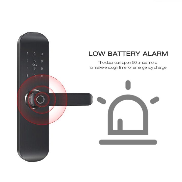 PINEWORLD Q202 Smart Fingerprint Lock Password / IC Card / Key / APP