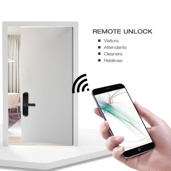 PINEWORLD Q202 Smart Fingerprint Lock Password / IC Card / Key / APP