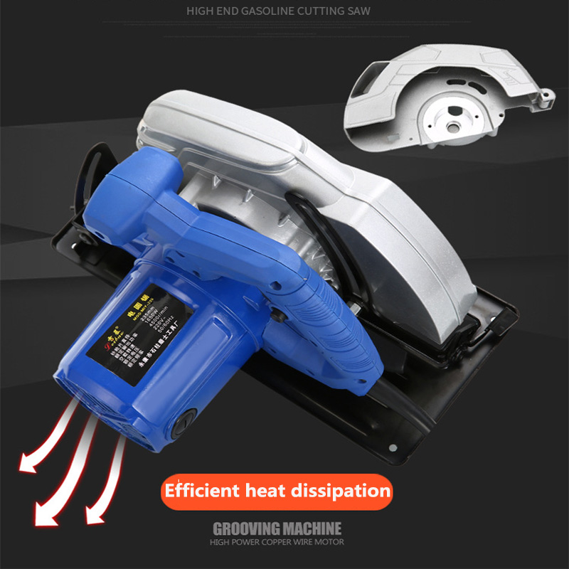 Electric circular saw household aluminum hand-held woodworking chainsaw table saw hand chainsaw