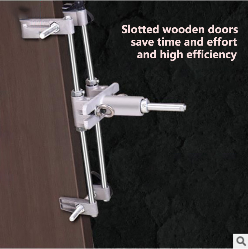 Solid wood door opener slotting machine woodworking lock tool interior door opener
