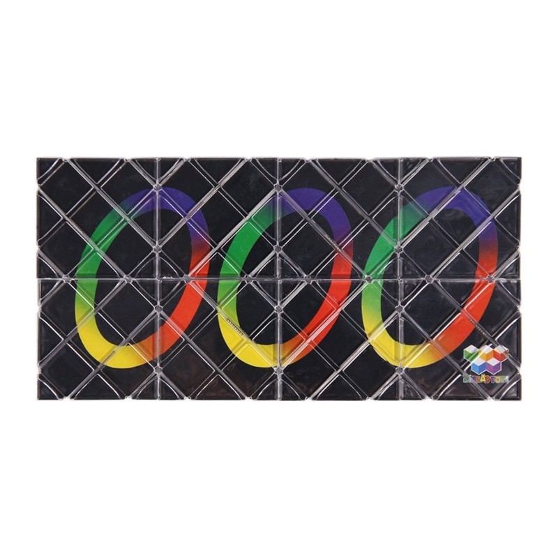 8 Panel 3 Ring  Master Magic Folding Puzzle Toy Ghost Hand