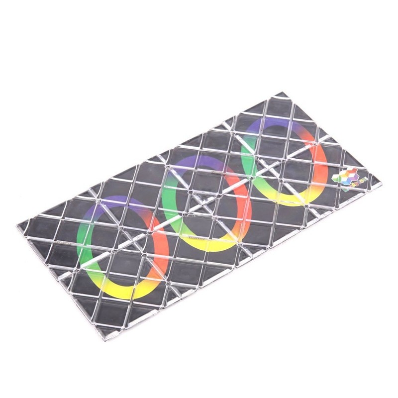 8 Panel 3 Ring  Master Magic Folding Puzzle Toy Ghost Hand