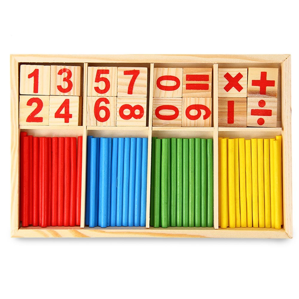 Montessori Mathematical Intelligence Stick Preschool Educational Toys