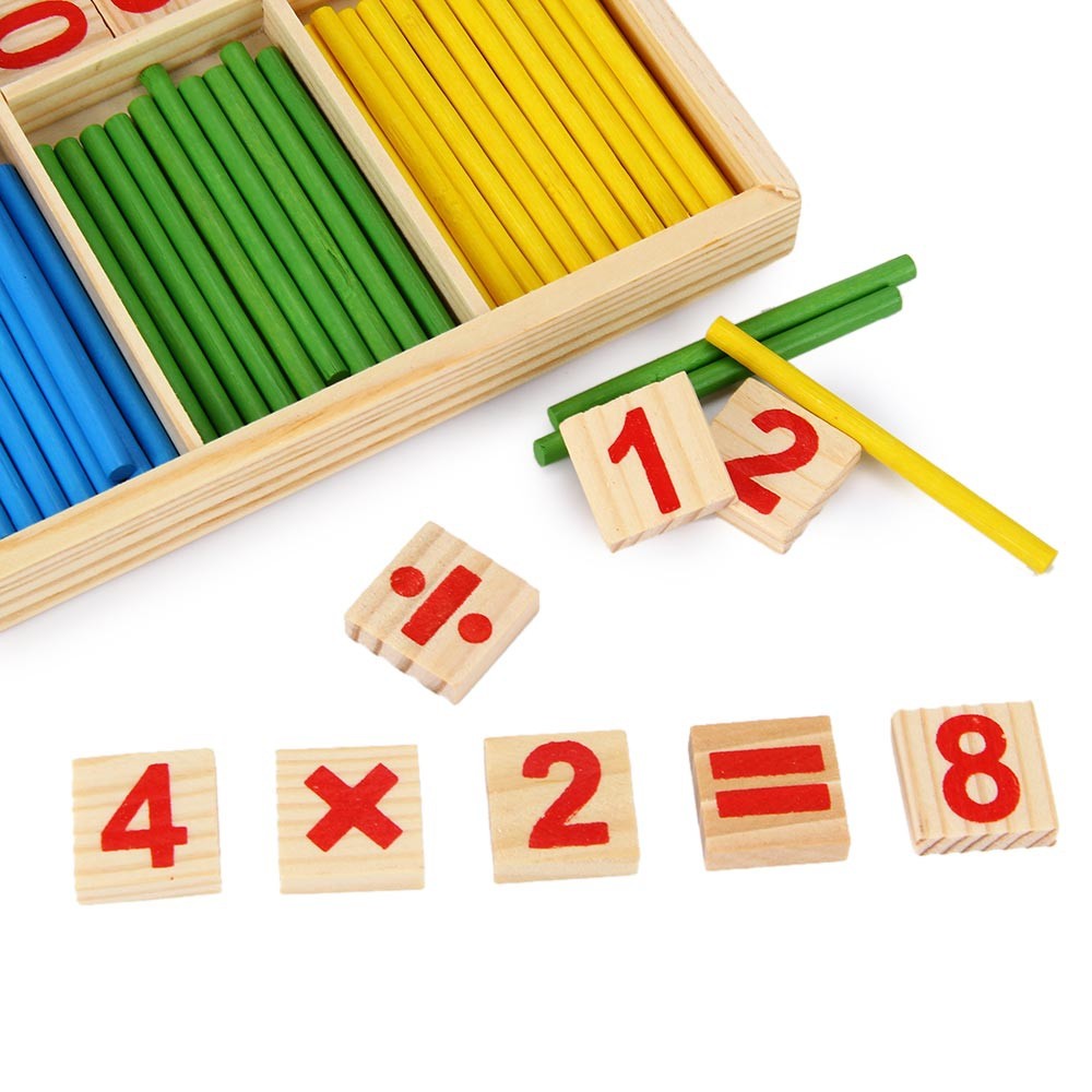 Montessori Mathematical Intelligence Stick Preschool Educational Toys