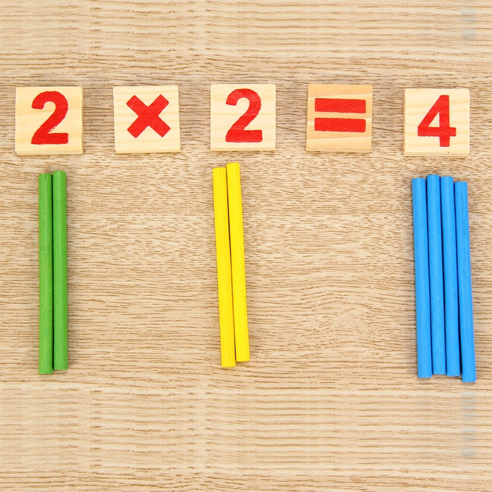 Montessori Mathematical Intelligence Stick Preschool Educational Toys