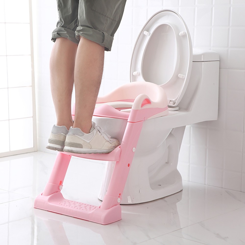 Baby Staircase Toilet Foldable Anti Slip BPA Free PP Material