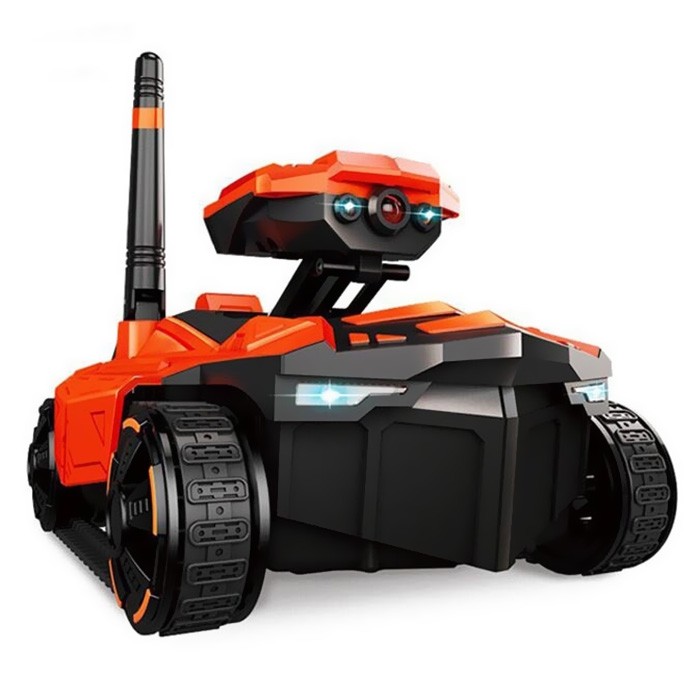 GlobalDrone 211 Smart RC Tank WiFi FPV Camera App Control HD eal-time Image Transmission Robot Toys Car