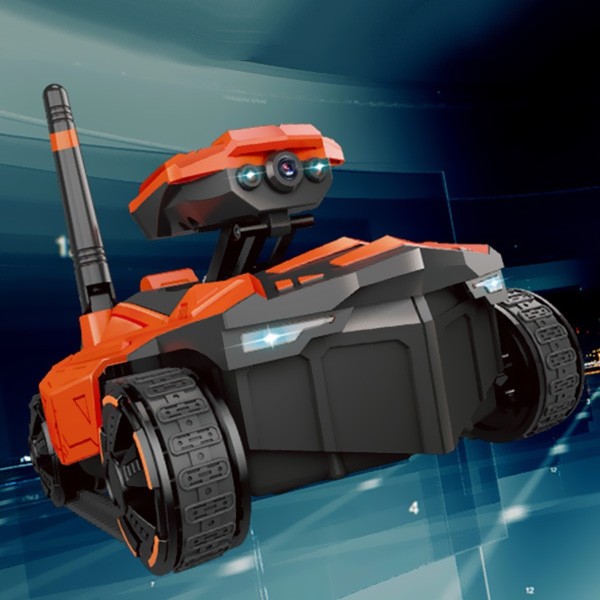 GlobalDrone 211 Smart RC Tank WiFi FPV Camera App Control HD eal-time Image Transmission Robot Toys Car