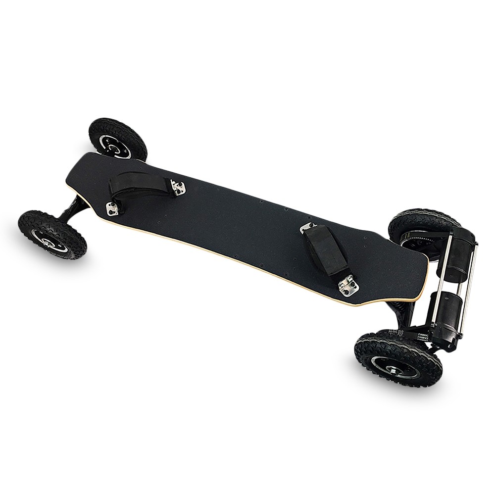 H2C Belt Double Drive Off-road Electric Scooter Maple Bamboo Materials