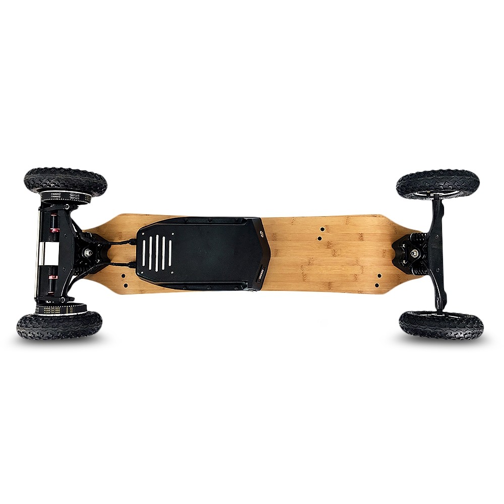 H2C Belt Double Drive Off-road Electric Scooter Maple Bamboo Materials