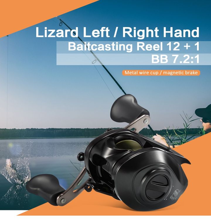 Generic Right Hand 10+1BB Baitcasting Casting Reels