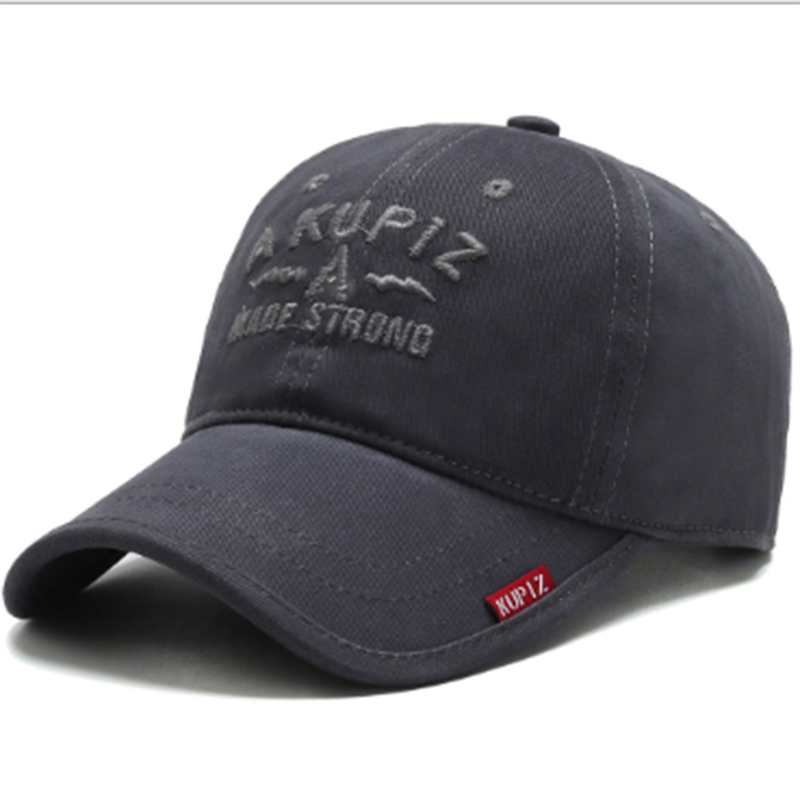 Hat men&apos;s versatile baseball cap men&apos;s autumn and winter soft top cap cap