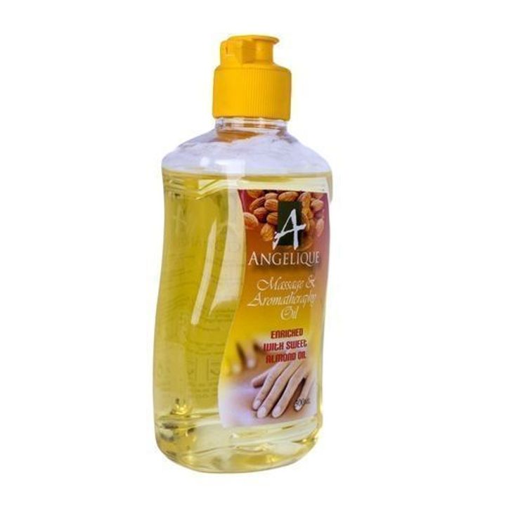 Angelique Sweet Almond massage Oil for therapeutic massaging- 300Ml angelique 300ml