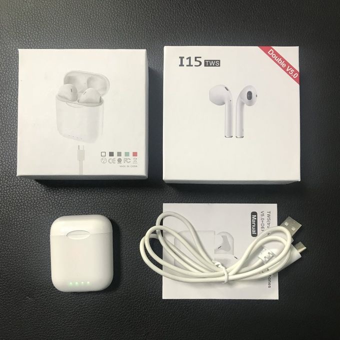 Generic OR Wireless Headset Mini with Microphone i15