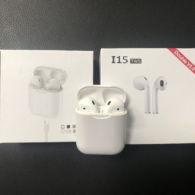 Generic OR Wireless Headset Mini with Microphone i15