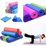 Extra thick Yoga exercise mats 10mmThickness 183*60cm Random colour 10mm