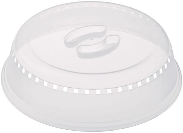 Plastic microwave cover