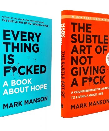 Mark Manson Collection 2 Books Set (The Subtle Art of Not Giving a Fck, Everything Is Fcked)