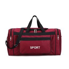 Big Capacity Gym Bag Sport Handbag Shoulder Bags for Men 2022 Fitness Gadgets Gym SackGym Pack for Training Travel Duffle Bags Red one size