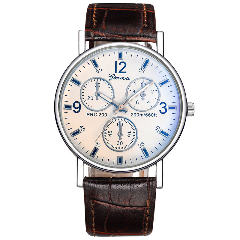 Fashion Gift Watch Quartz Watch Men's and Women's Glass Belt Men's Watch