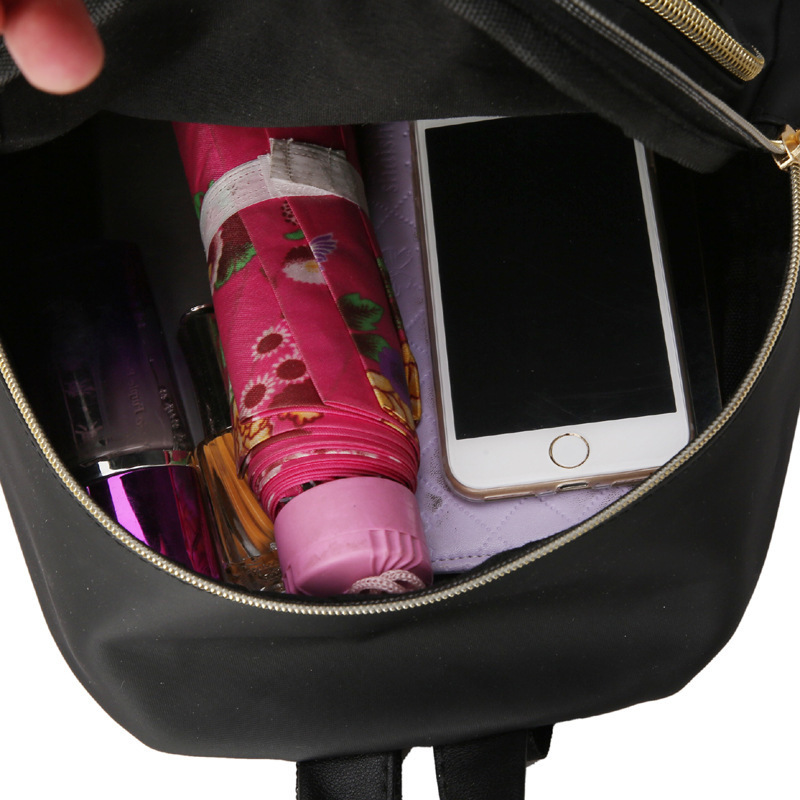 Shoulder bag Korean fashion mini academic nylon canvas small backpack women bag black small bag women bag 2025 black rucksack