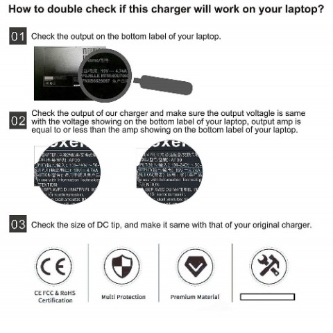 Dell USB-C Power Adapter Plus For Dell Laptops