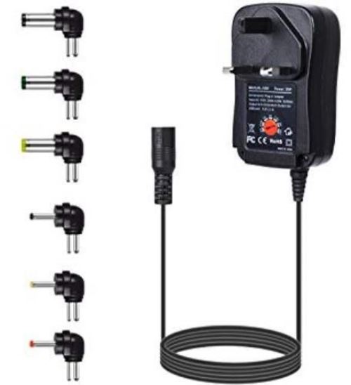 UNIVERSAL Laptop Charger For ZedAir (3V/4.5V/6V/7.5V/9V/12V) 30W