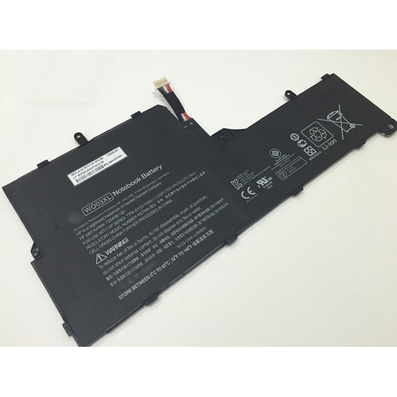 WO03XL Battery for HP Split 13-M010DX / Split 13 x 2 Tablet 725496-1B1 725606-001 HSTNN-IB5I WO03XL