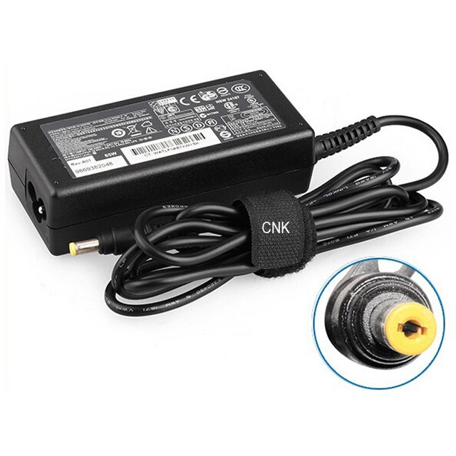 Generic Laptop AC Adapter Charger 18.5V 3.5A Small Yellow pin For HP 530