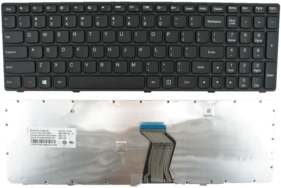 Laptop Replacement Keyboard for Lenovo G500 G505 G510 G700 G710 series