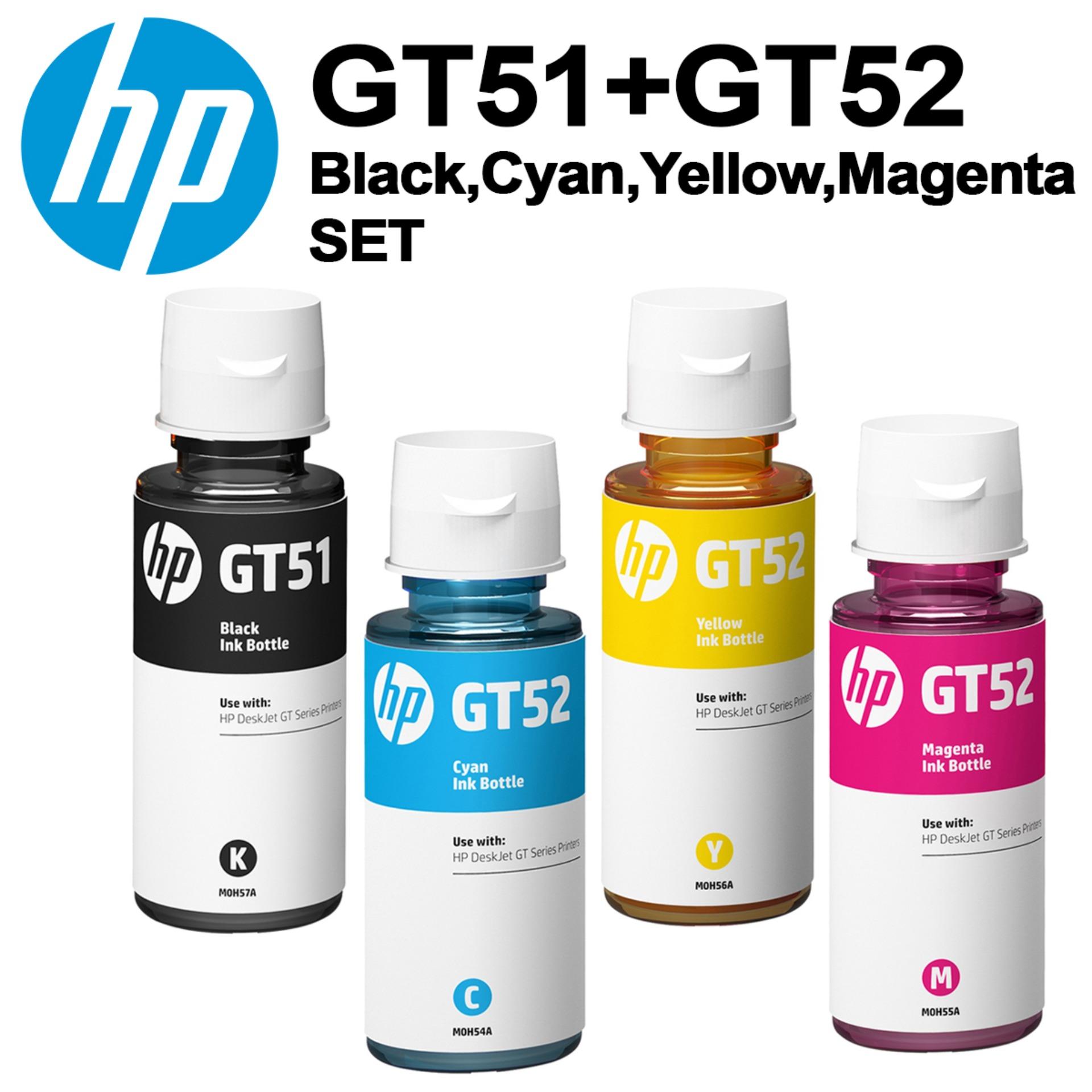 HP Ink Bottle Black &amp; Color (GT 51 Black GT 52 C/M/Y) -