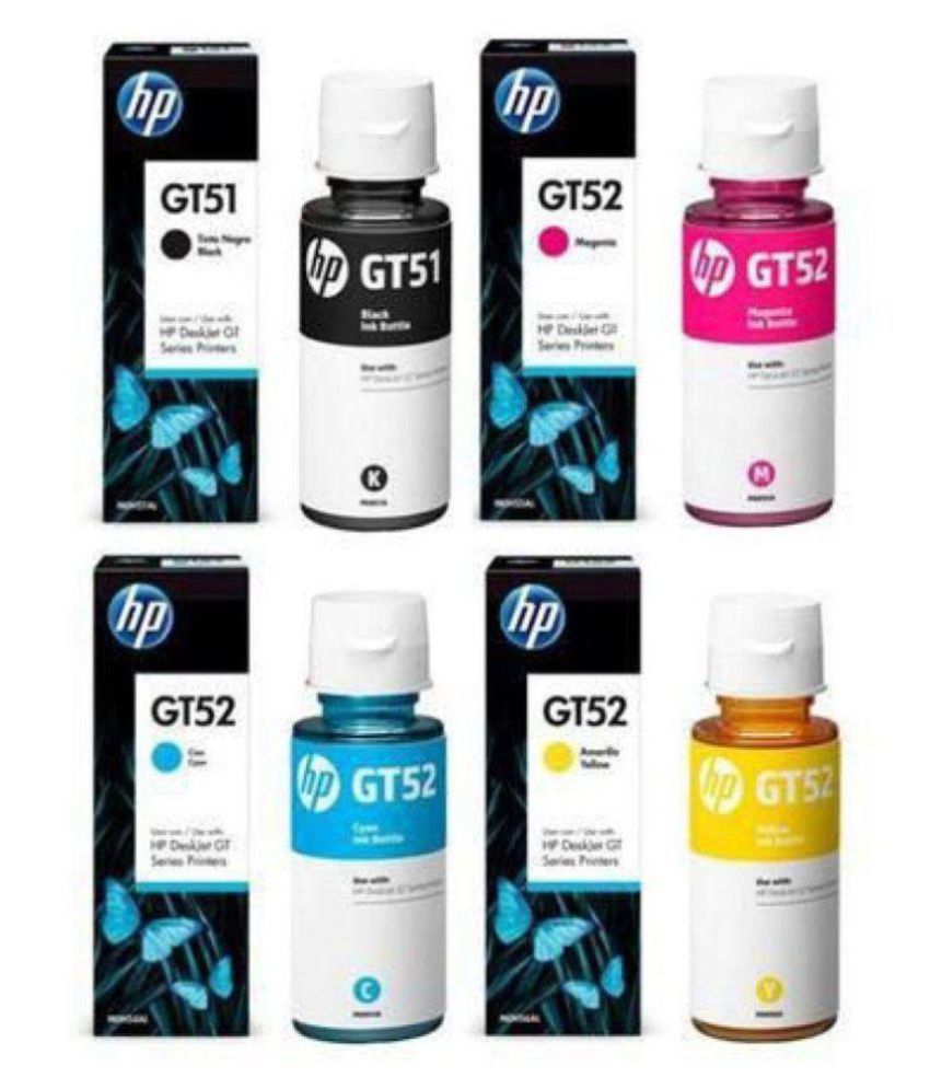 HP Ink Bottle Black &amp; Color (GT 51 Black GT 52 C/M/Y) -